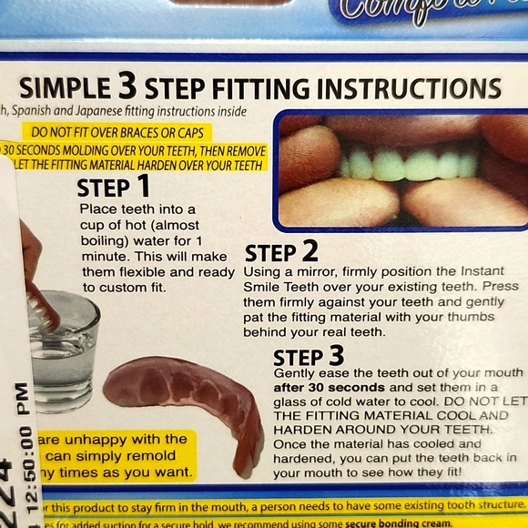 AS SEEN ON TV!! Brand New INSTANT SMILE COMFORT FIT - Picture 5 of 5